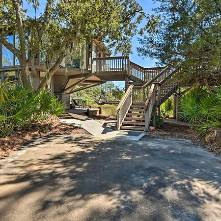 Airy Treehouse With Bikes Walk To Harbour Town! Villa Hilton Head Island Exterior photo