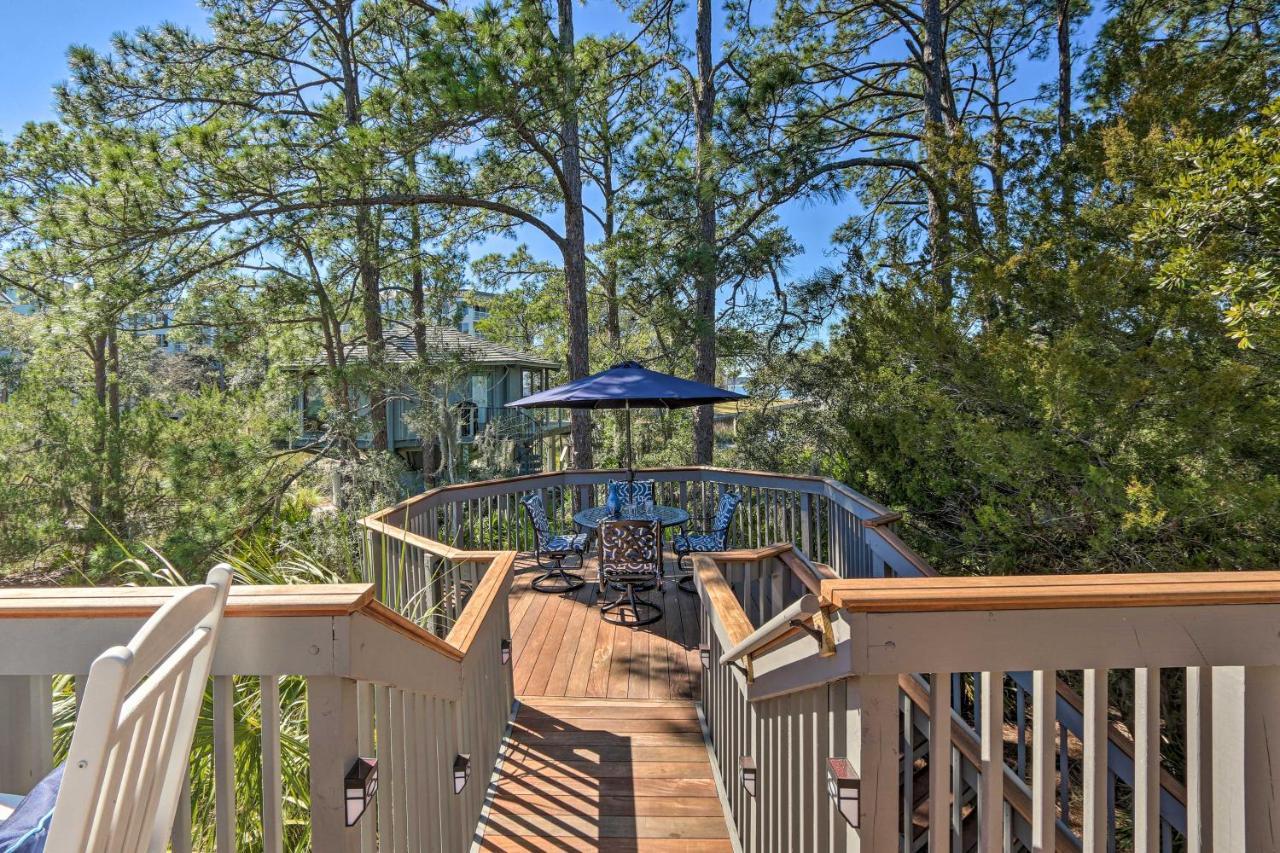 Airy Treehouse With Bikes Walk To Harbour Town! Villa Hilton Head Island Exterior photo
