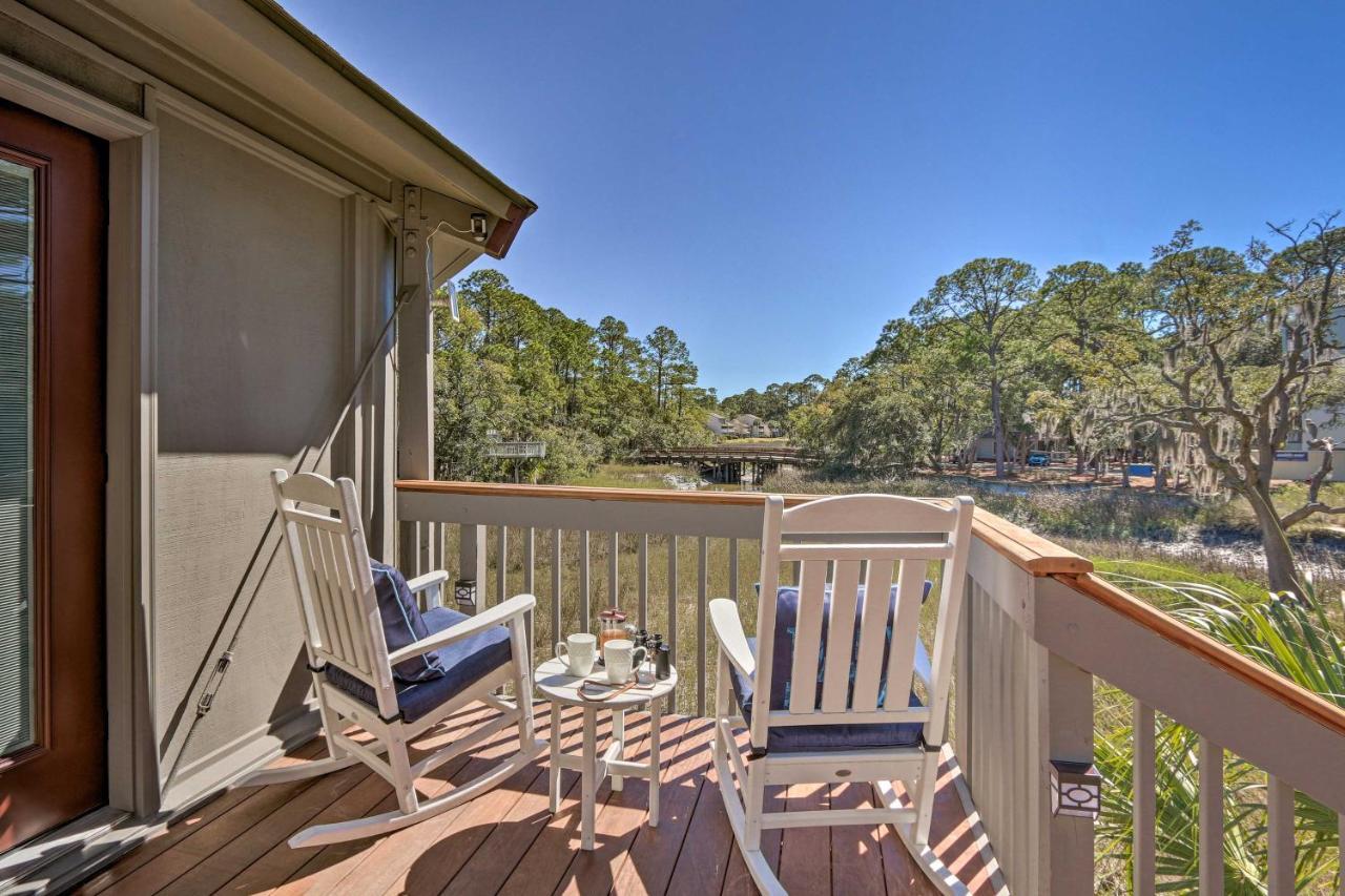 Airy Treehouse With Bikes Walk To Harbour Town! Villa Hilton Head Island Exterior photo