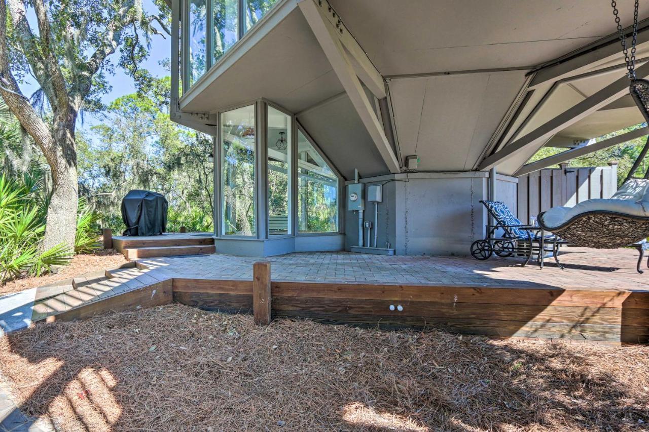 Airy Treehouse With Bikes Walk To Harbour Town! Villa Hilton Head Island Exterior photo