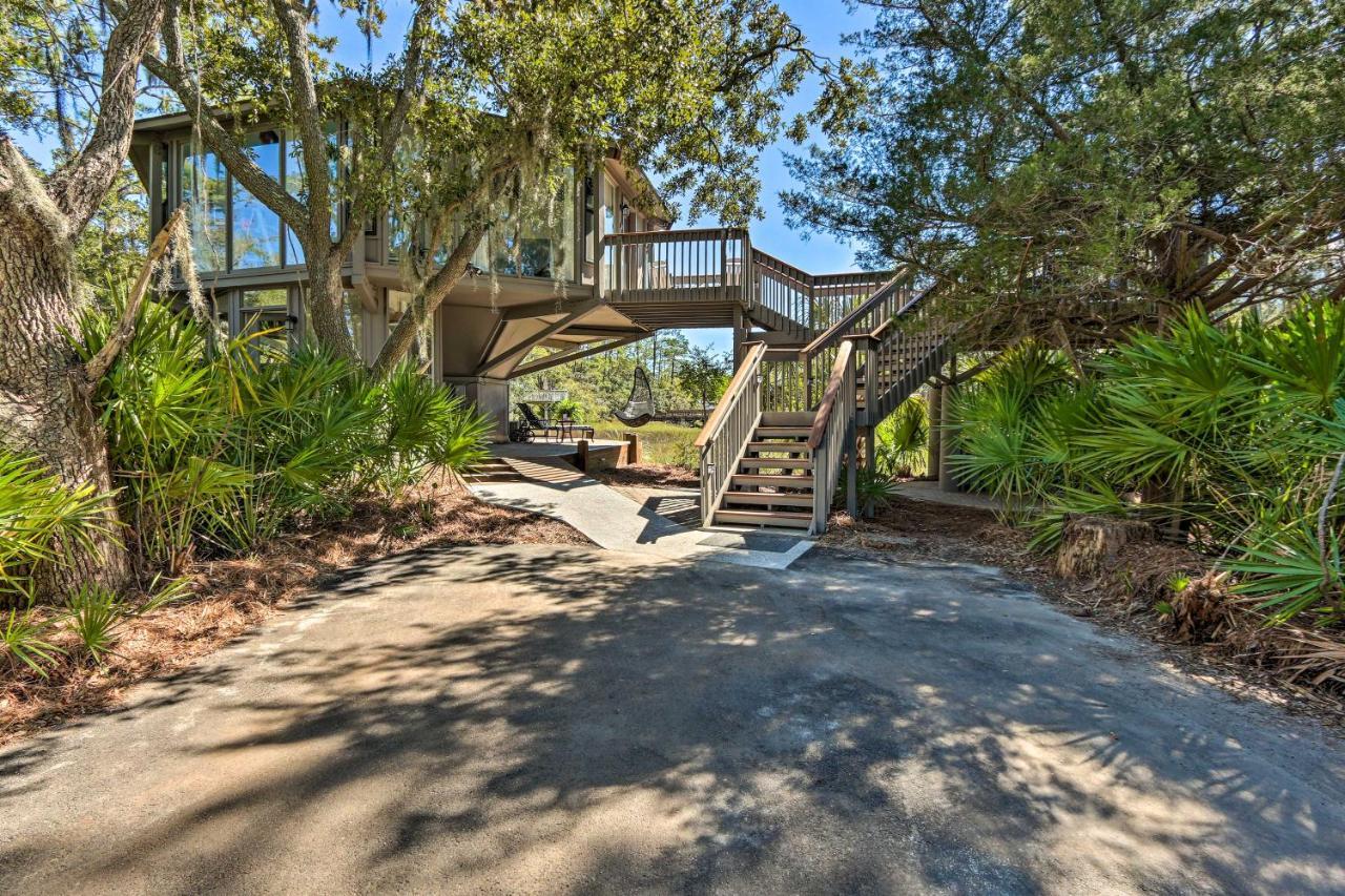 Airy Treehouse With Bikes Walk To Harbour Town! Villa Hilton Head Island Exterior photo
