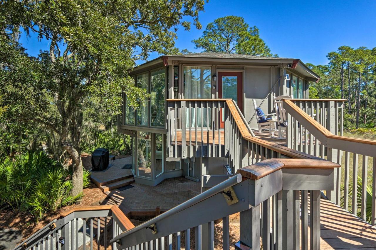 Airy Treehouse With Bikes Walk To Harbour Town! Villa Hilton Head Island Exterior photo