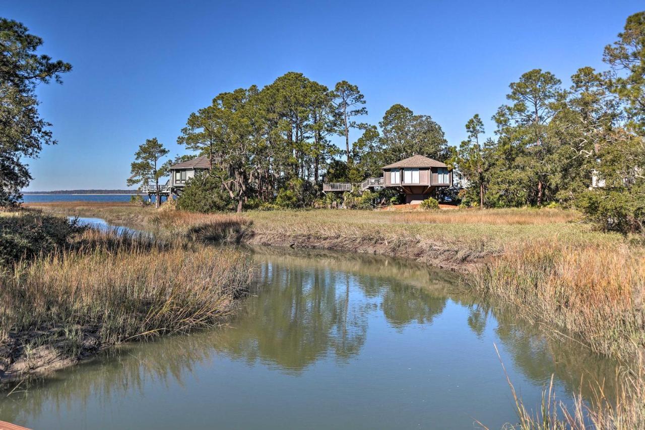 Airy Treehouse With Bikes Walk To Harbour Town! Villa Hilton Head Island Exterior photo