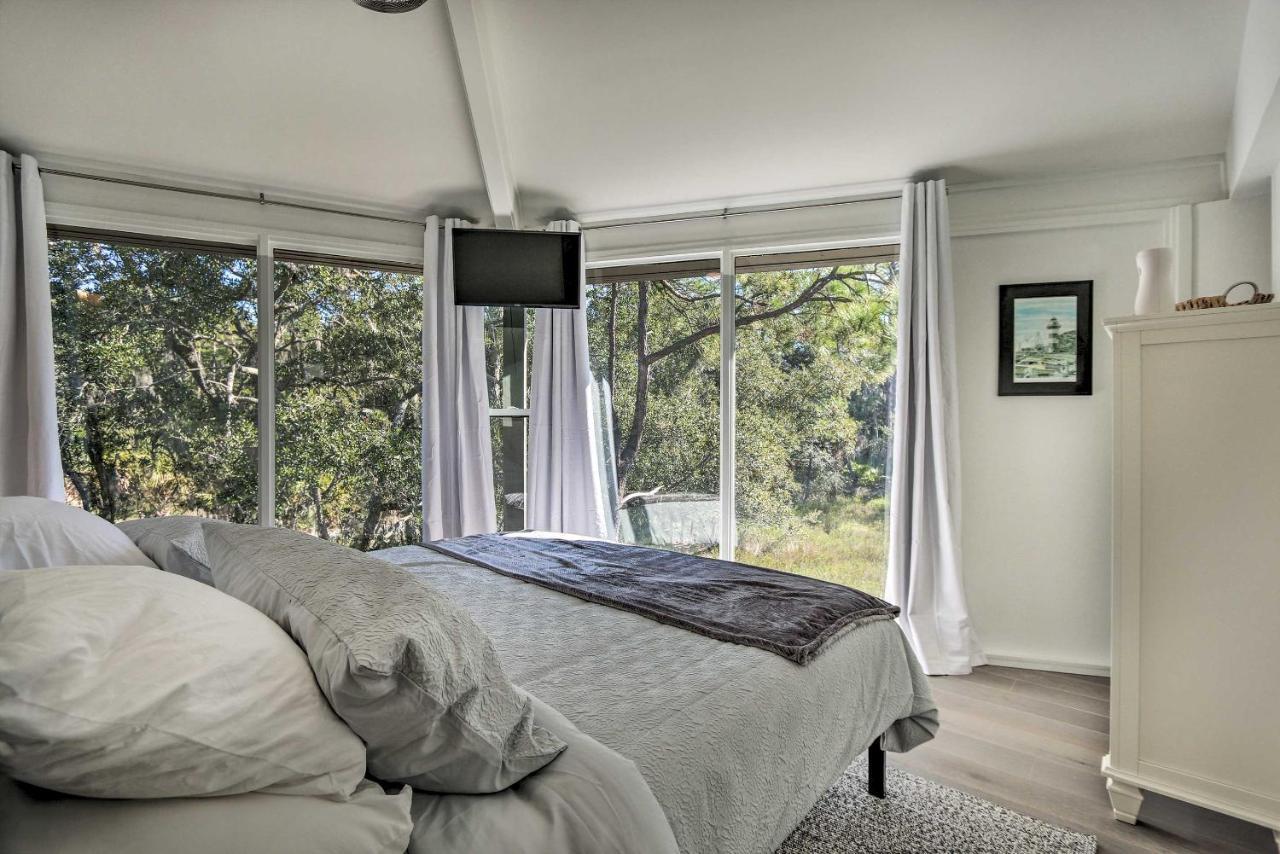 Airy Treehouse With Bikes Walk To Harbour Town! Villa Hilton Head Island Exterior photo